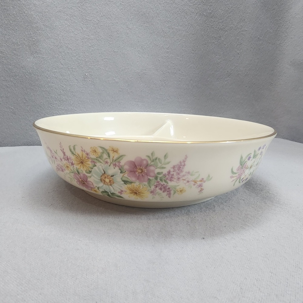Lenox The Constitution Divided‎ Server Fine Ivory China Limited 1997 Floral